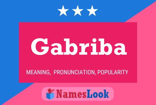 Poster del nome Gabriba