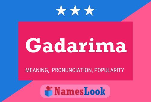 Poster del nome Gadarima