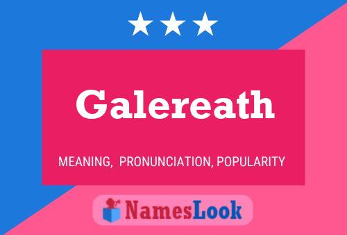 Poster del nome Galereath