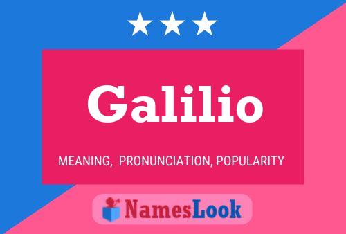 Poster del nome Galilio