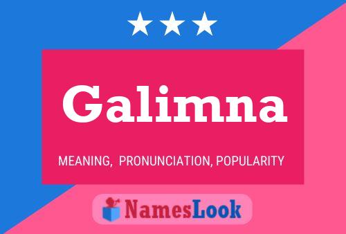 Poster del nome Galimna