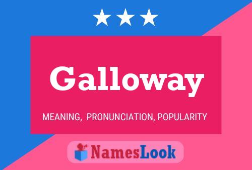 Poster del nome Galloway