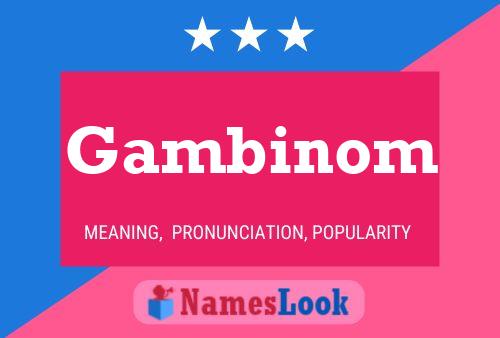 Poster del nome Gambinom