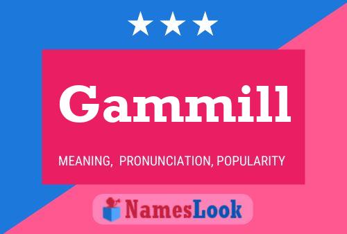 Poster del nome Gammill