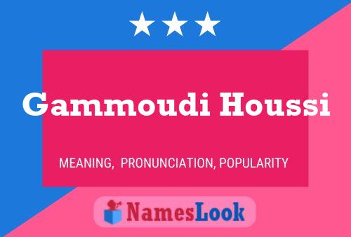 Poster del nome Gammoudi Houssi