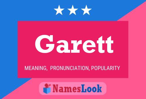 Poster del nome Garett