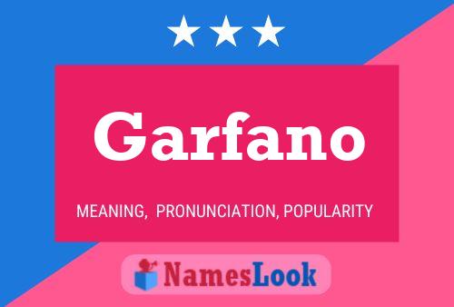 Poster del nome Garfano