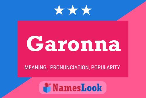 Poster del nome Garonna