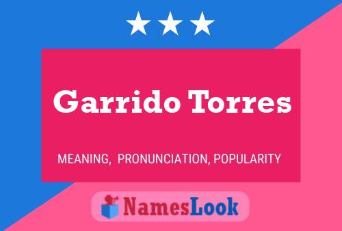 Poster del nome Garrido Torres