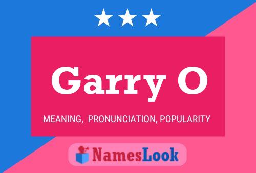 Poster del nome Garry O