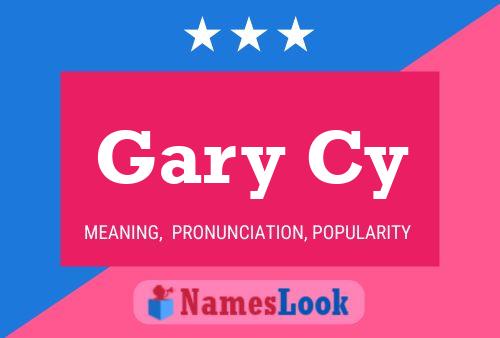 Poster del nome Gary Cy