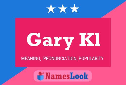 Poster del nome Gary Kl