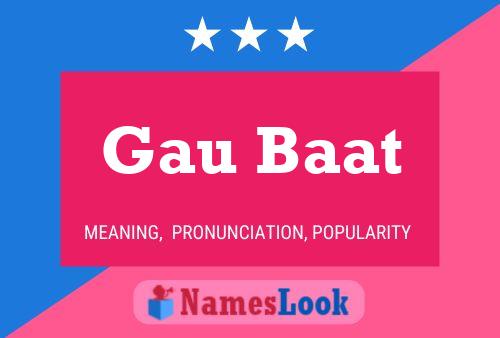 Poster del nome Gau Baat