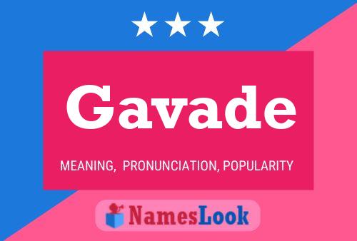 Poster del nome Gavade