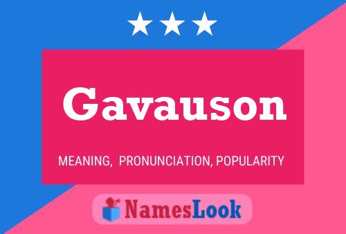 Poster del nome Gavauson