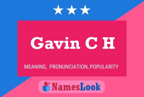 Poster del nome Gavin C H