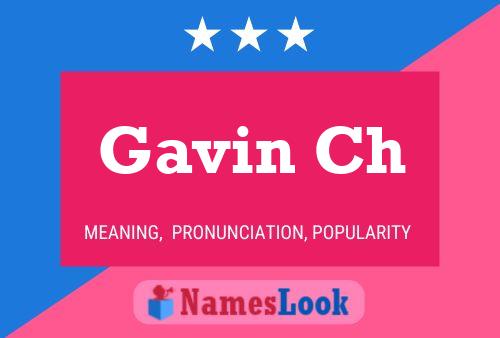 Poster del nome Gavin Ch