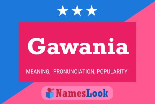 Poster del nome Gawania