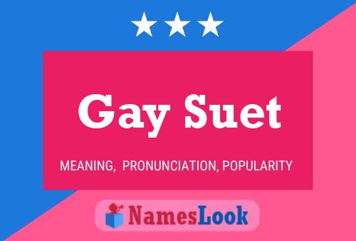 Poster del nome Gay Suet