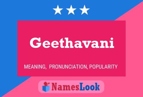 Poster del nome Geethavani