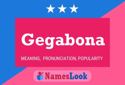 Poster del nome Gegabona