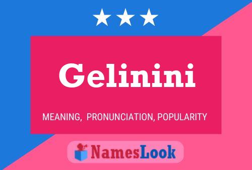 Poster del nome Gelinini