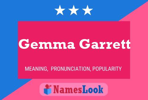 Poster del nome Gemma Garrett