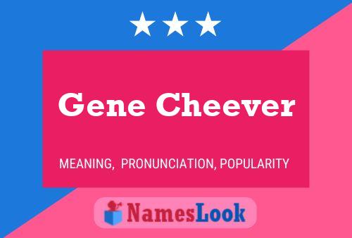 Poster del nome Gene Cheever