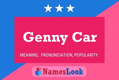 Poster del nome Genny Car