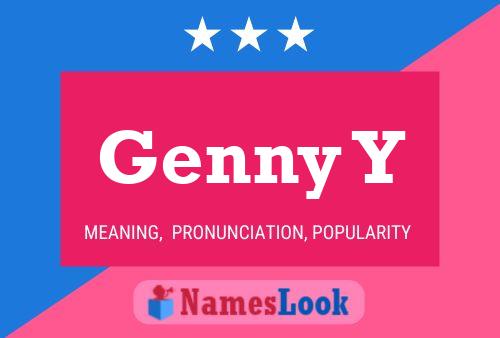 Poster del nome Genny Y