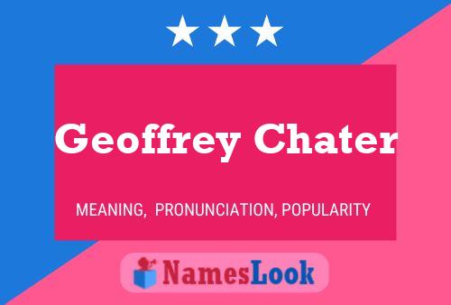 Poster del nome Geoffrey Chater