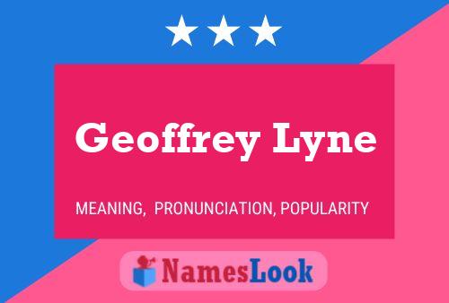 Poster del nome Geoffrey Lyne