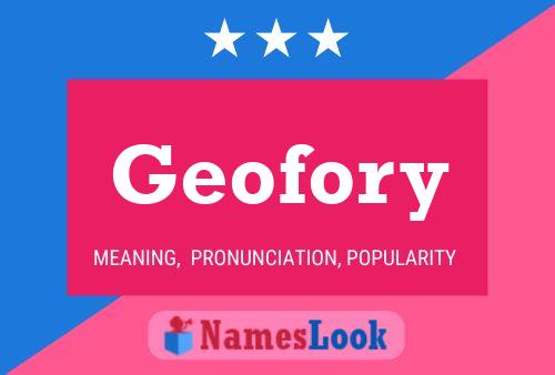 Poster del nome Geofory