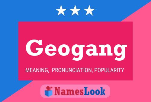 Poster del nome Geogang