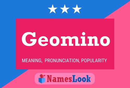 Poster del nome Geomino