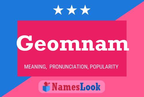 Poster del nome Geomnam