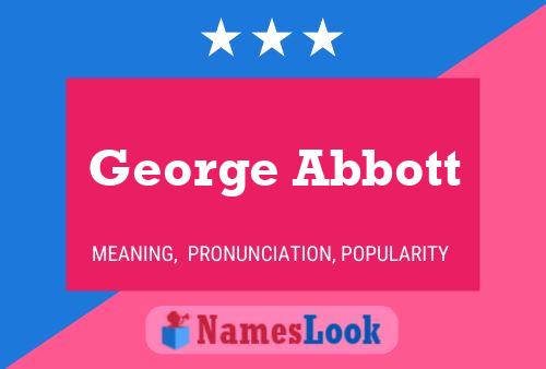 Poster del nome George Abbott