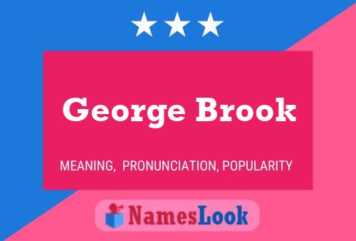 Poster del nome George Brook