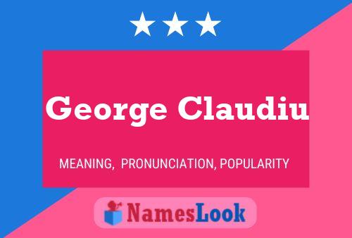 Poster del nome George Claudiu