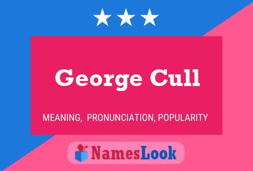 Poster del nome George Cull