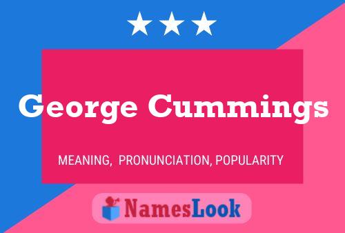 Poster del nome George Cummings