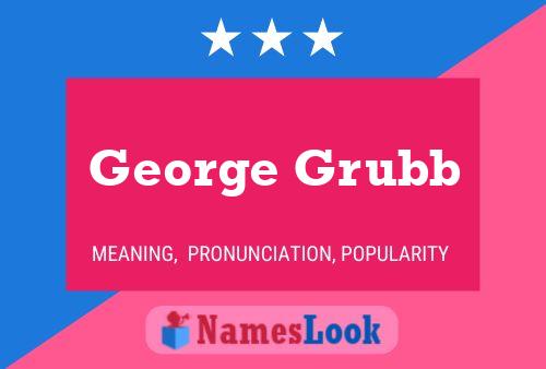 Poster del nome George Grubb