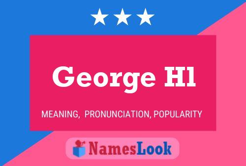 Poster del nome George Hl