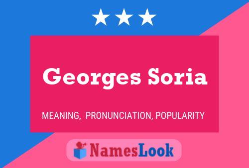 Poster del nome Georges Soria