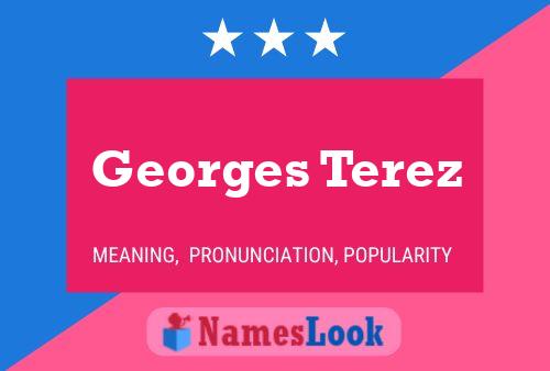 Poster del nome Georges Terez