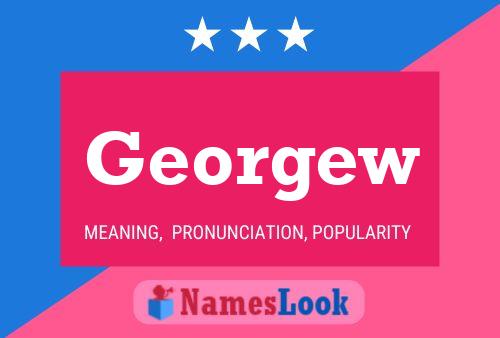 Poster del nome Georgew