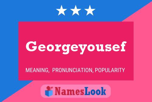 Poster del nome Georgeyousef