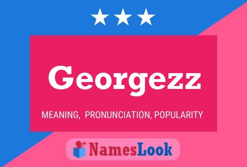 Poster del nome Georgezz