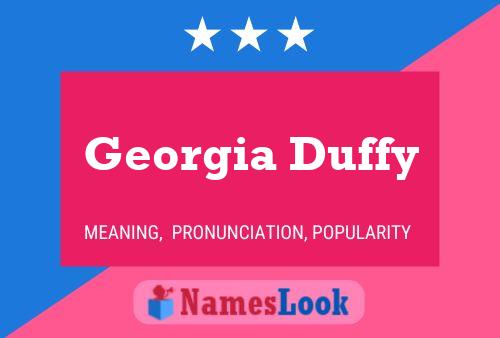 Poster del nome Georgia Duffy