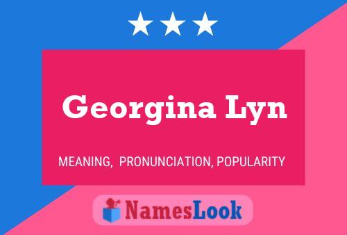 Poster del nome Georgina Lyn